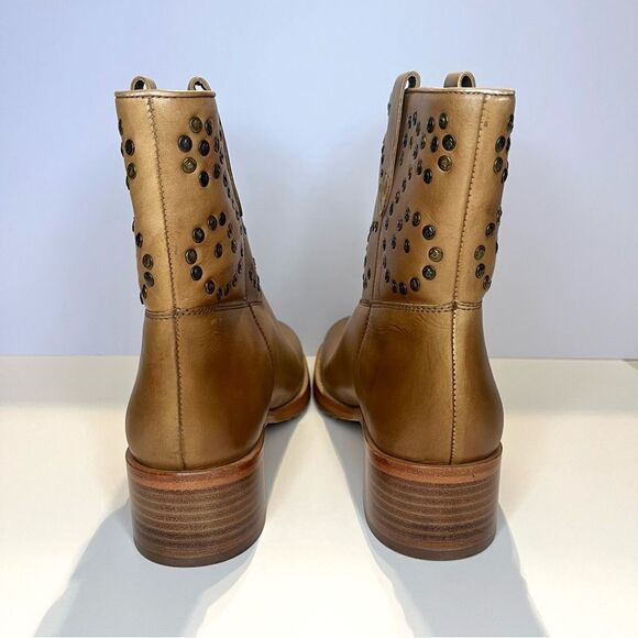 We The Free Harmony Studded Pull On Ankle Boots In Caramel, 9, New in Box - Picture 8 of 12